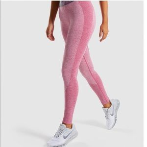 NWT Gymshark XS Flex legging- Dusky pink /charcoal